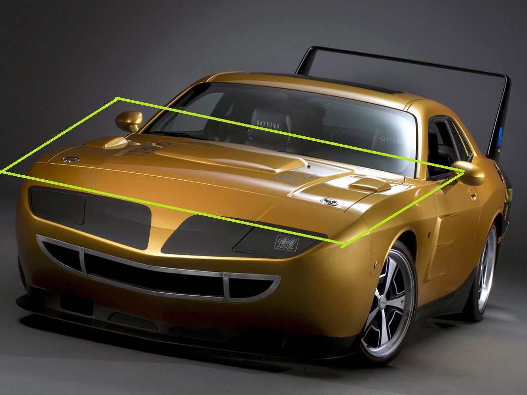 Dodge Daytona-Plymouth Superbird Hood 08-up Challenger Dodge Daytona-Plymouth Superbird Hood 08-up Challenger